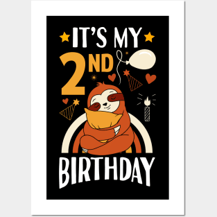 It's My 2nd Birthday Gifts Posters and Art